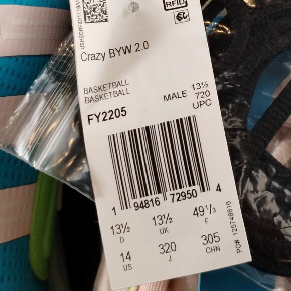 Adidas Crazy BTW 2.0 Basketball Shoes Size 14 NWT - Picture 8 of 10